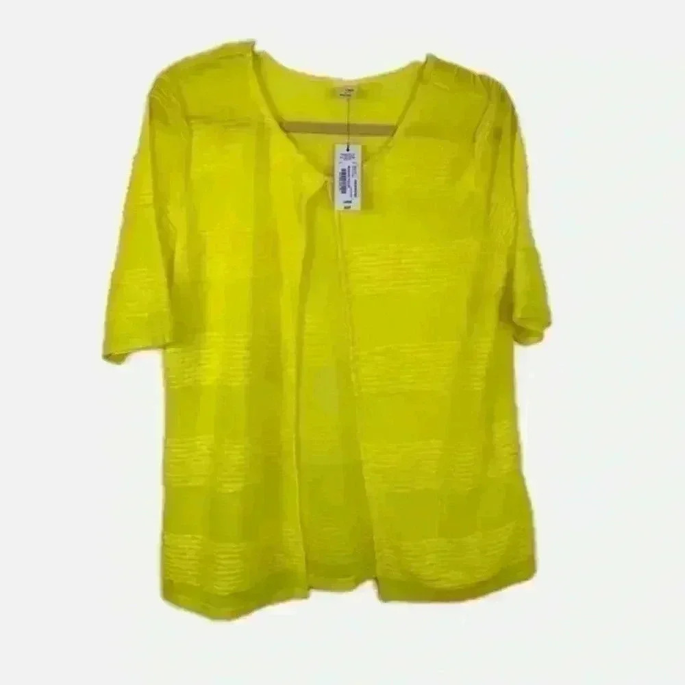 🆕NWT East 5th short sleeve open cardigan L